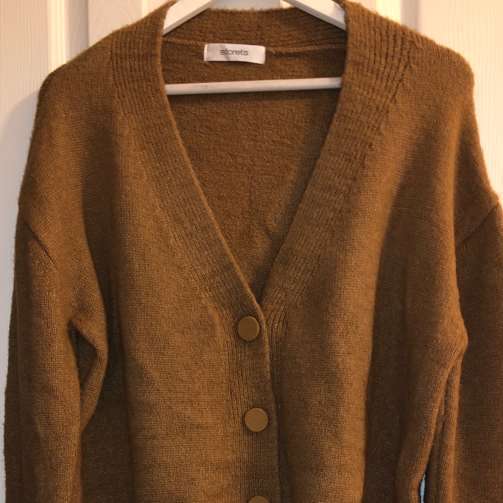 Brown cardigan